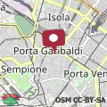 Mapa CENTRO STORICO BRERA cozy studio via Solferino