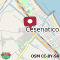 Mappa Cesenatico just steps from the canal port