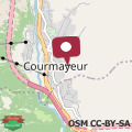 Mapa Chalet Après-ski Courmayeur center