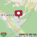 Map Chalet Auralpina near Cortina Olympics Games 2026