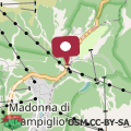 Map Chalet Golf Campiglio / LuxApt / fronte piste-impianti-golf