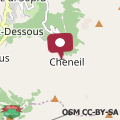 Mappa CHALET GORRET CHENEIL