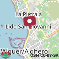 Mappa Ferienwohnung Casa del Lido in Alghero