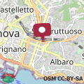 Map Charming Apartment in Genova with Private Parking, 70 sqm