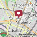 Mapa Charming apartment in Isola near the metro!
