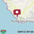 Map Charming apartment in Punta Secca with sea view, 50 m²