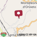 Map Charming Farmhouse in Monteleone D'Orvieto