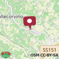 Map Charming House in Collecorvino with Private Pool