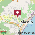 Map Charming Villa Alassio with pool and garden