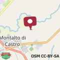 Map Chic Farmhouse in Montalto di Castro with Terrace
