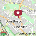 Mapa Cinecittà - Metro A Giulio Agricola A-C