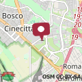 Mapa Cinecittà vista Castelli Romani