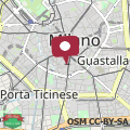 Mapa Cinema Studio Milan