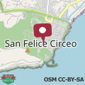 Map Circeo Over sea - a 600 mt dal mare - Antica Porta, 26