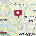 Map Cisanello Lovely Apartment in Pisa