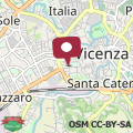 Map CityHotel Cristina Vicenza