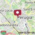 Map CIVICO 11 PERUGIA Accogliente trilocale per 4 persone con 2 bagni e posto auto riservato