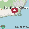 Mapa Claro De Lua Circeo B&B