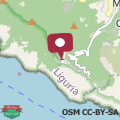 Map Codemin Casa Vista Mare Cinque Terre con Giardino