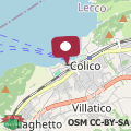 Map Colico Polti lake view and pool apartment