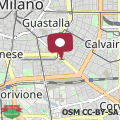 Map ComeCasa Porta Romana Terraced& Palestra Apartment