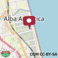 Map Comfortable flat in Alba Adriatica, Abruzzo Italy