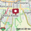 Mappa Comfortable Three-Room Apartment Chiesa Rossa - Mirable PM