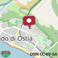 Map Comfy apt in Ostia beach