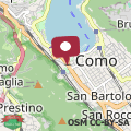 Map Como Lake 2BD near the station