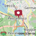 Map Como lake apartament with private parking