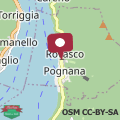 Mappa Como Lake Paradise vicino a Nesso e Bellagio