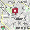 Map Contempora Apartments - bilocale Castello Sforzesco