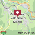 Mapa Corones Suites - Dolomites Residence