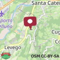 Mappa Corte dei Santi suites Belluno