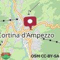 Map Cortina Bella Cantore casa vacanze