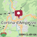 Mappa Cortina central apartment overlooking Tofane Faloria