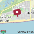 Map Costa Rica Bibione Aparthotel