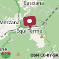 Map Cosy holiday home in Equi Terme with terrace