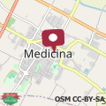 Mapa Country Rooms Medicina B&B - Free Breakfast - Air Conditioning - WiFi
