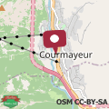 Map Courmayeur Centro Paese - 2 passi dalle Piste