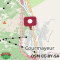 Mappa Courmayeur La Maison des Amis