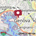 Map Cozy Apartment, 300 meters from the Genoa Aquarium and San Giorno Metro