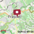 Map Cozy apartment in Frascati Il Nido dei Passeri