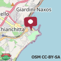 Mapa Cozy Apartment In Giardini Naxos With Wifi