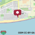 Map Cozy apartment with balcony 100m from the sea