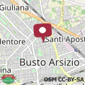 Mappa Cozy Apt near Malpensa Airport, Courthouse and Hospital at Busto