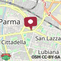 Map Cozy Green Apartment Tardini, Parma