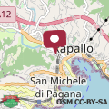 Mapa Cozy Haven in the Heart of Rapallo