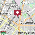 Map Cozy Milan style apartment Nolo-Stazione Centrale