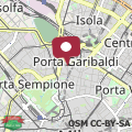 Mapa Cozy One bedroom apartment Via Volta - Mirable PM